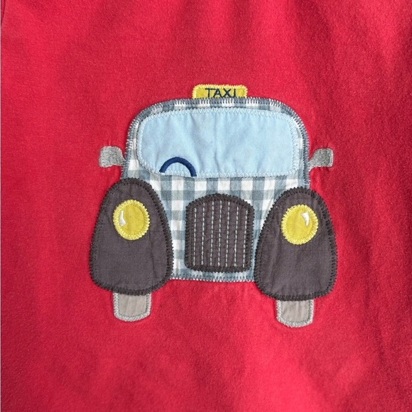 Baby Boden Taxi Red Tee - Picture 3 of 5